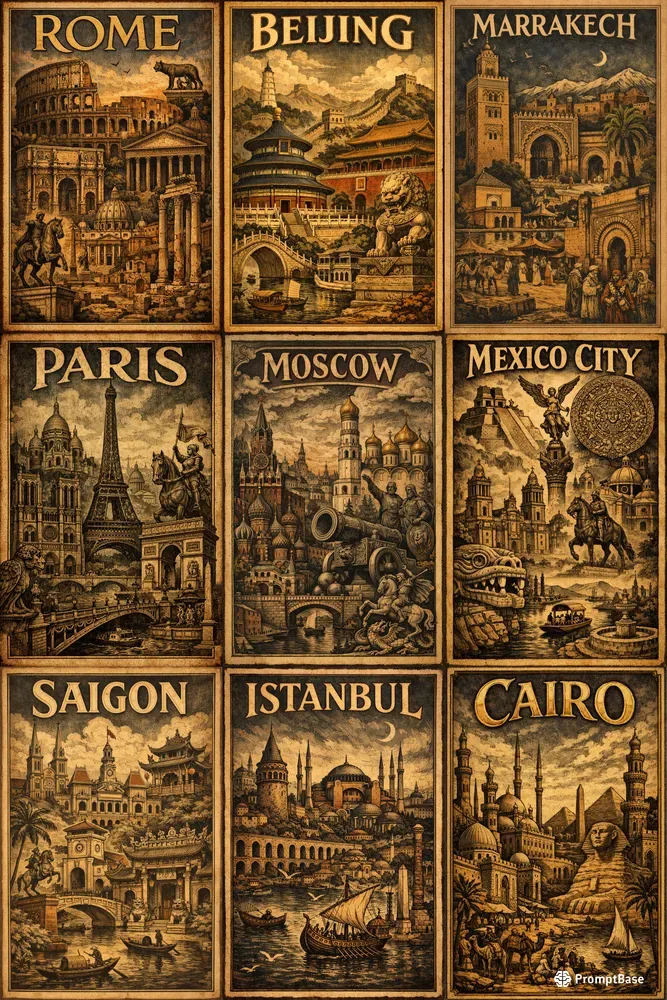 Celebratory Travel Posters