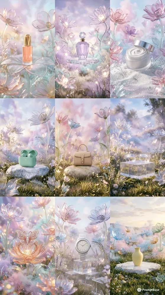 Dreamy Glass Meadow Editorial Lenses