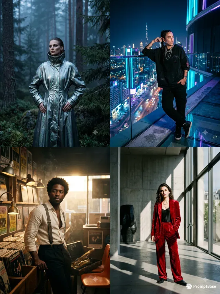 Cinematic Editorial Portrait Photography