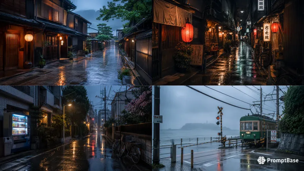 Japan Moods Rainy Japan