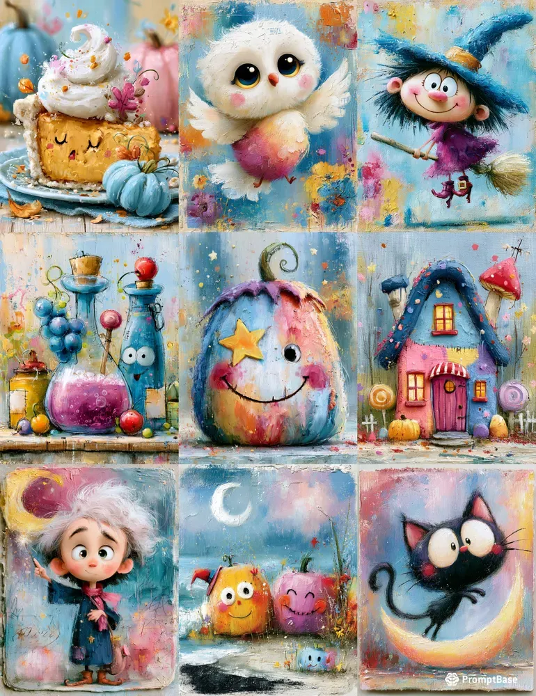 Whimsical Halloween Junk Journals