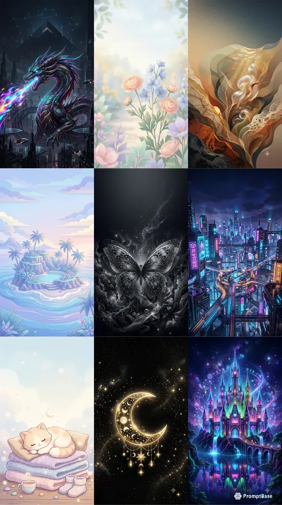 Aesthetic Phone Wallpaper Generator