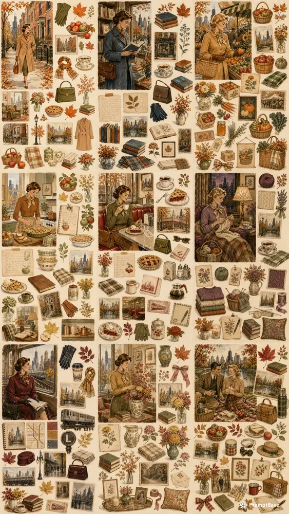 Chicago Housewife Ephemera Sheets