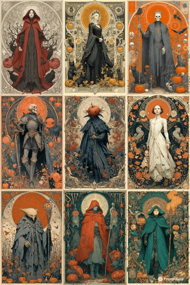 Halloween Fantasy Junk Journal Prompts