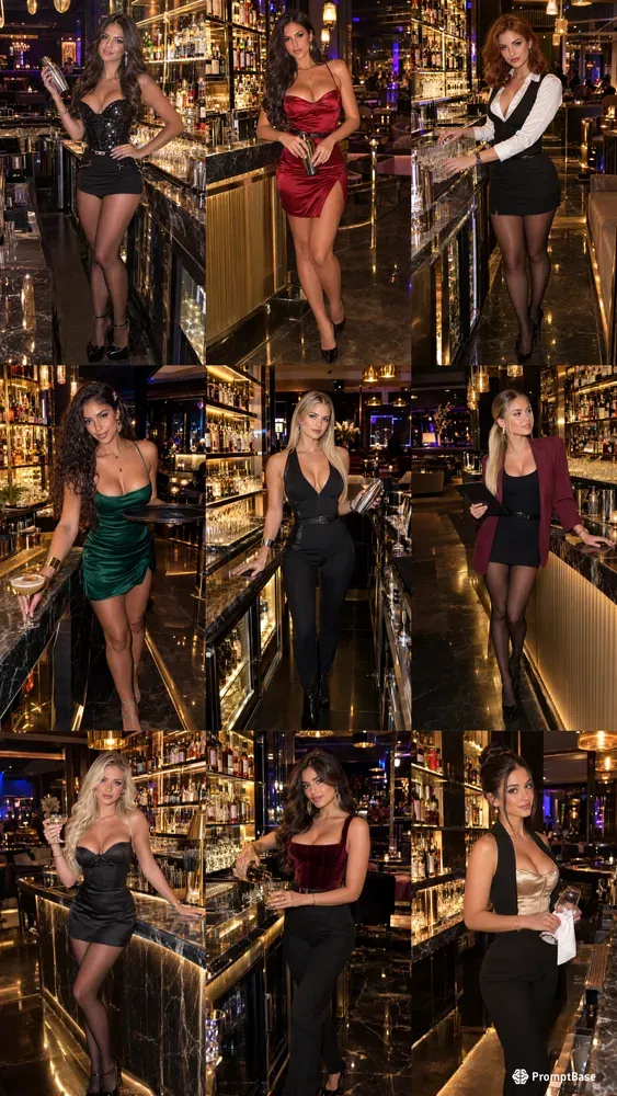 Viral Female Bar Attendants