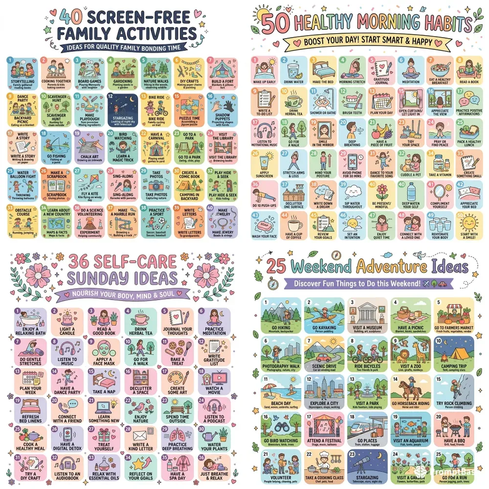 Cute Activity Posters