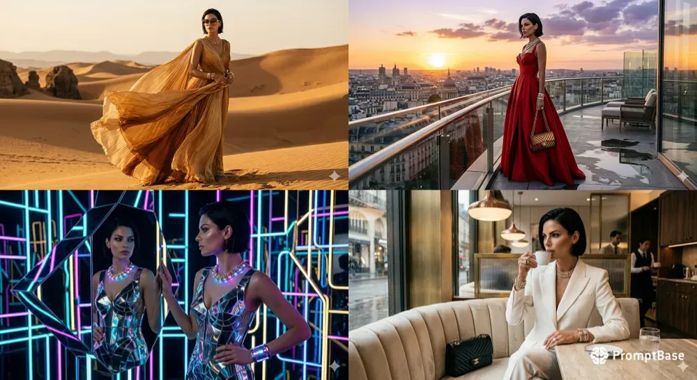 Luxury Fashion Editorial Photos