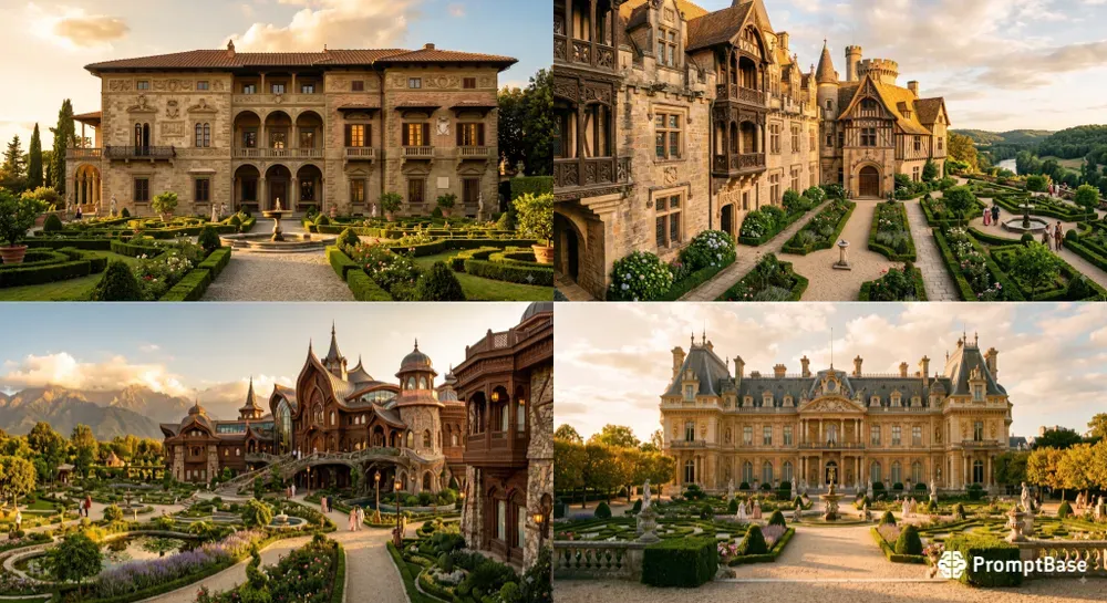 Golden Harmonies Palaces Through Time