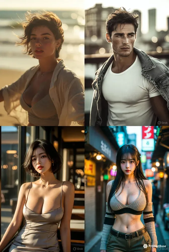 Ultrarealistic Instagram Model Portraits