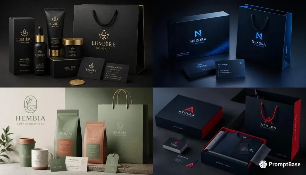 3D Isometric Brand Identity Packs