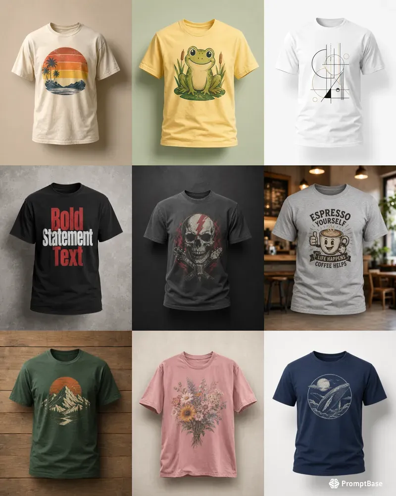 Tshirt Mockups Any Design