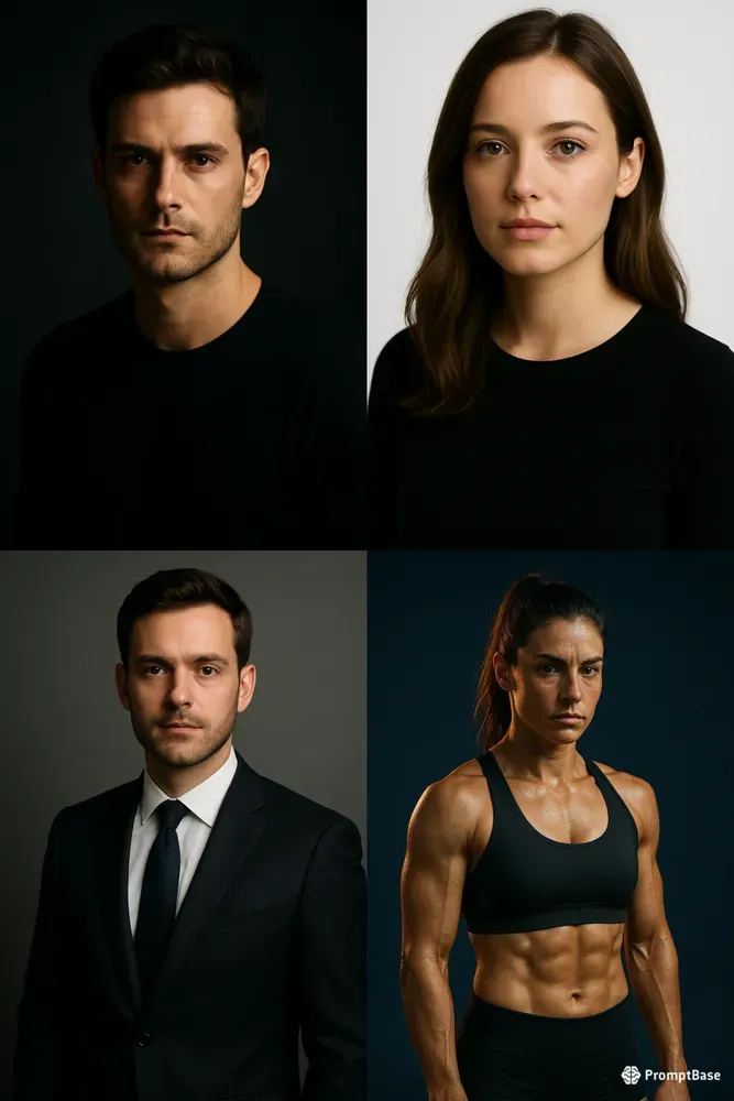 Cinematic Studio Portrait Creators