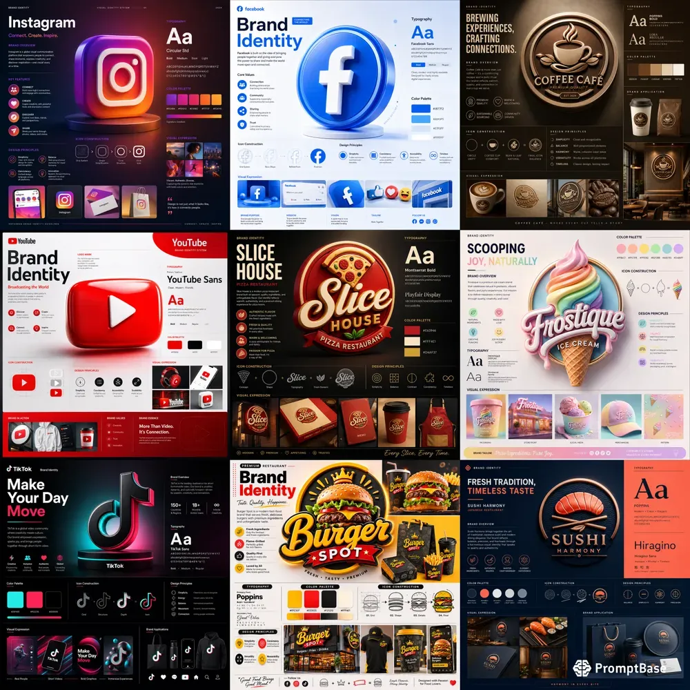 Modern Brand Logo Infographics