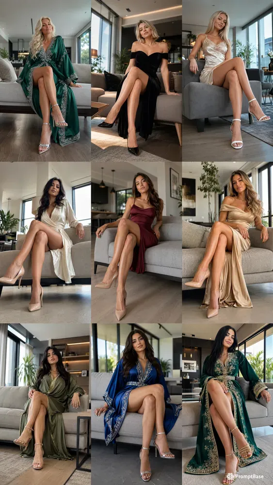 Female Model Cross Legged Seating Poses