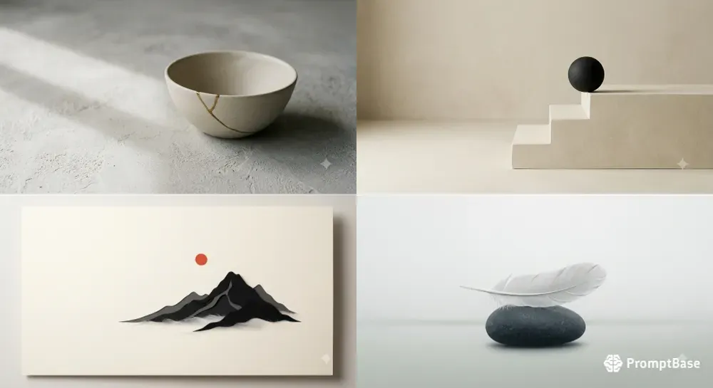 Minimalist Visual Poetry Art