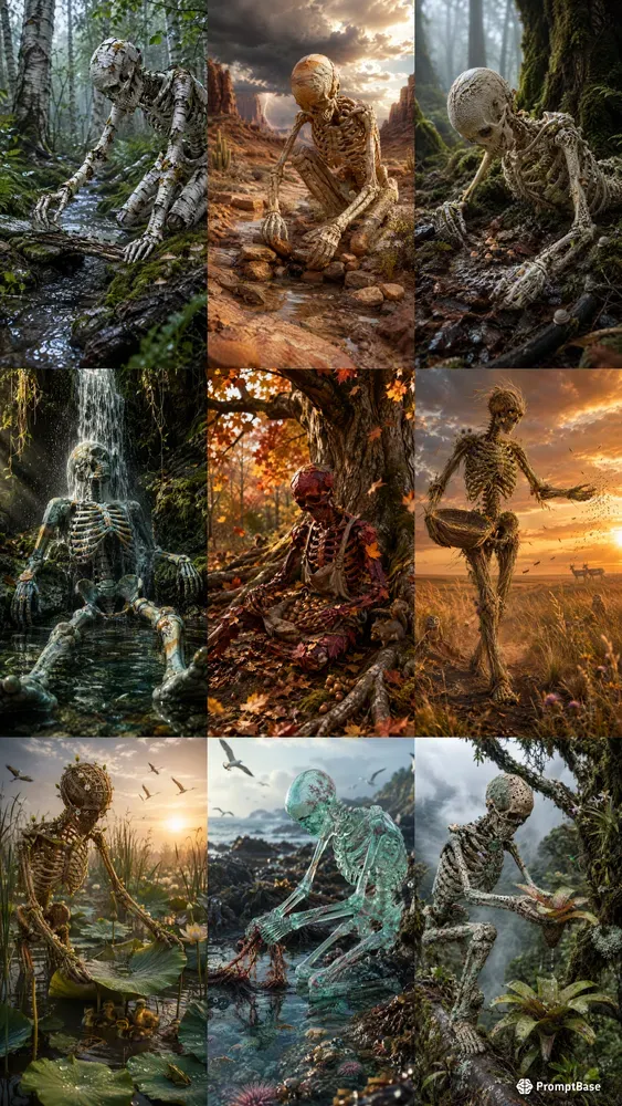 Nature Skeletons