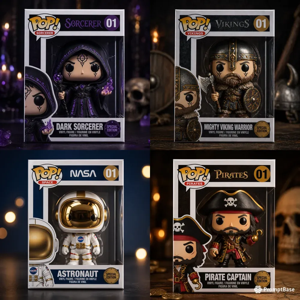 Funko Pop Custom Vinyl Figure Photos 8K