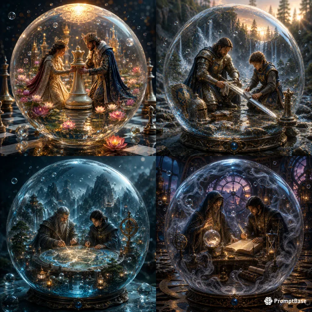 Realms Sealed In Glass