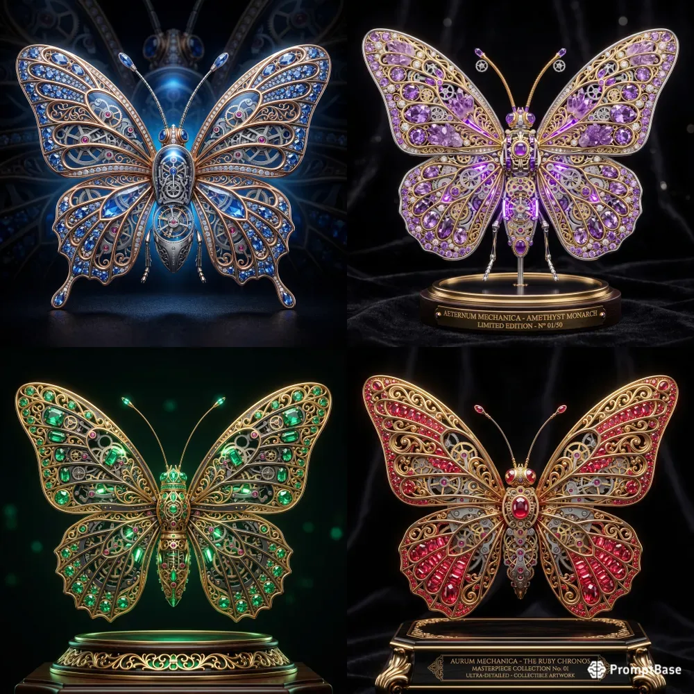 Luxury Mechanical Butterflies Creators