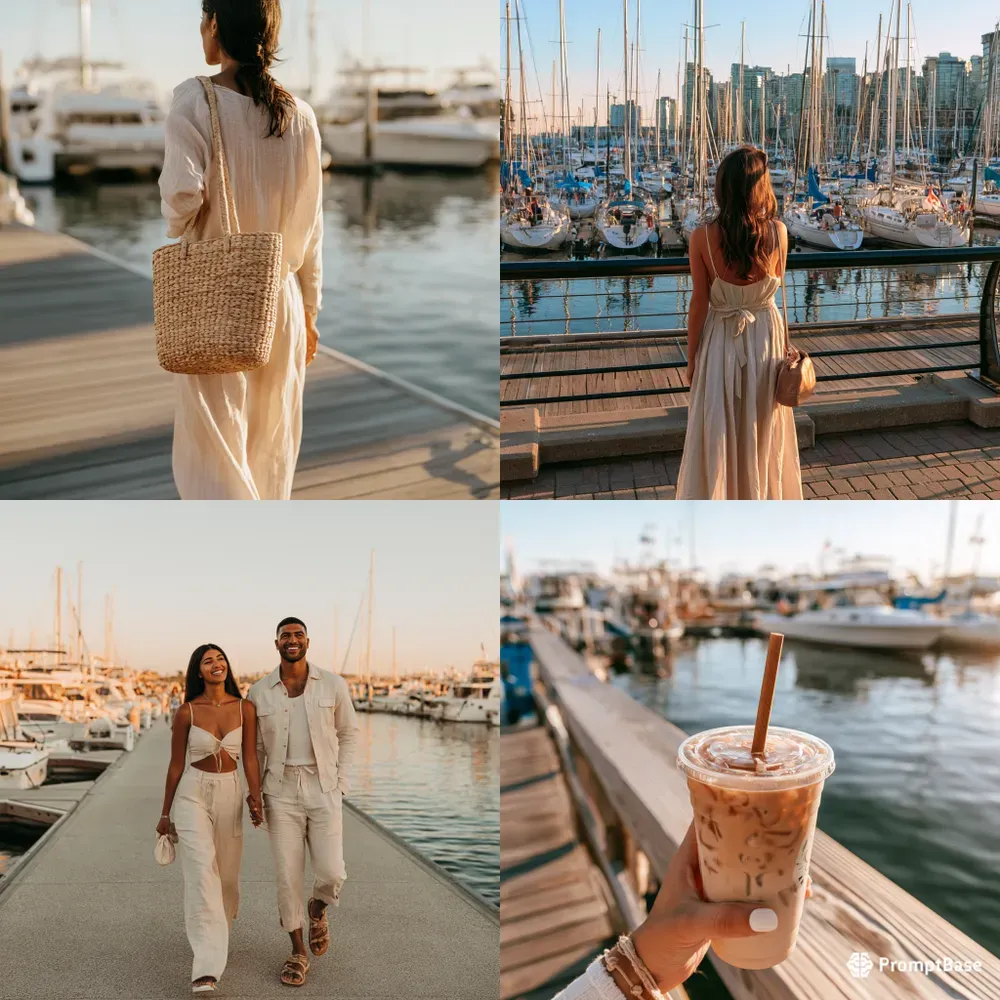 Marina Golden Hour Photography