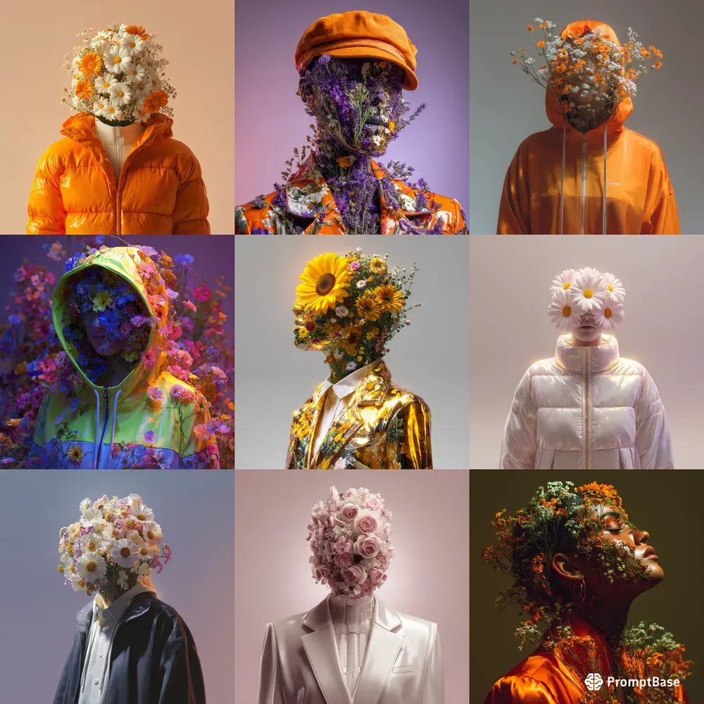 Modern Botanical Fashion Art