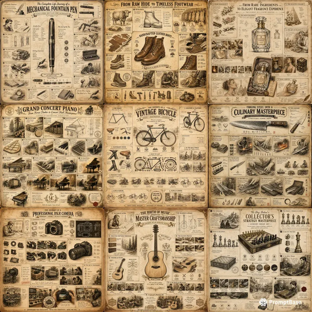 Vintage Storyboard Scenes