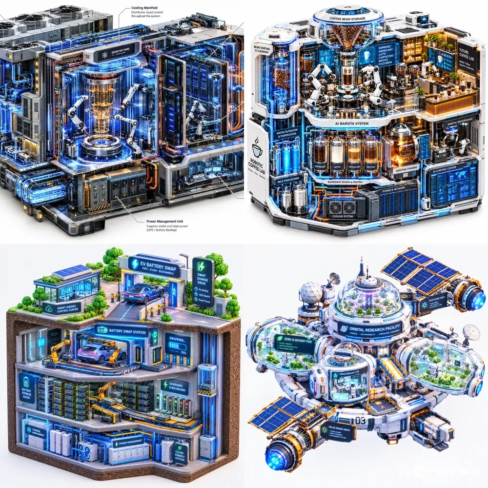 3d Crosssection Scifi Generator