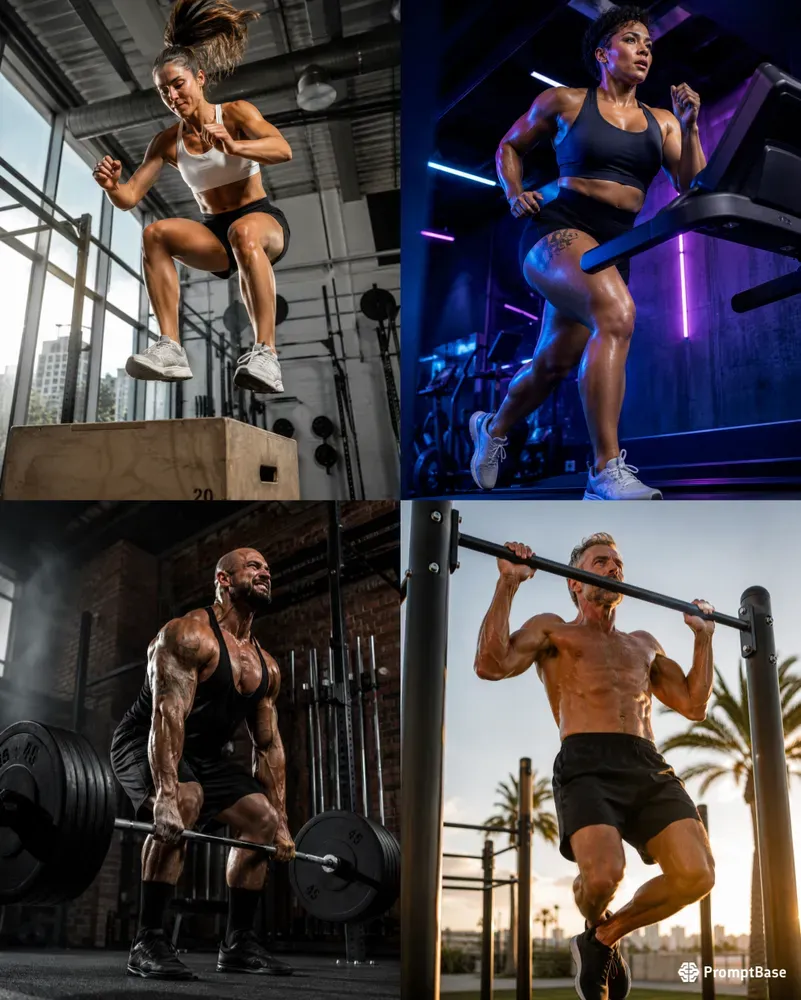 Cinematic Fitness Campaign Photography