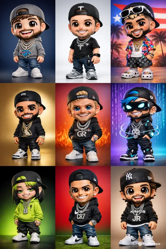 Chibi Vinyl Toy Characters