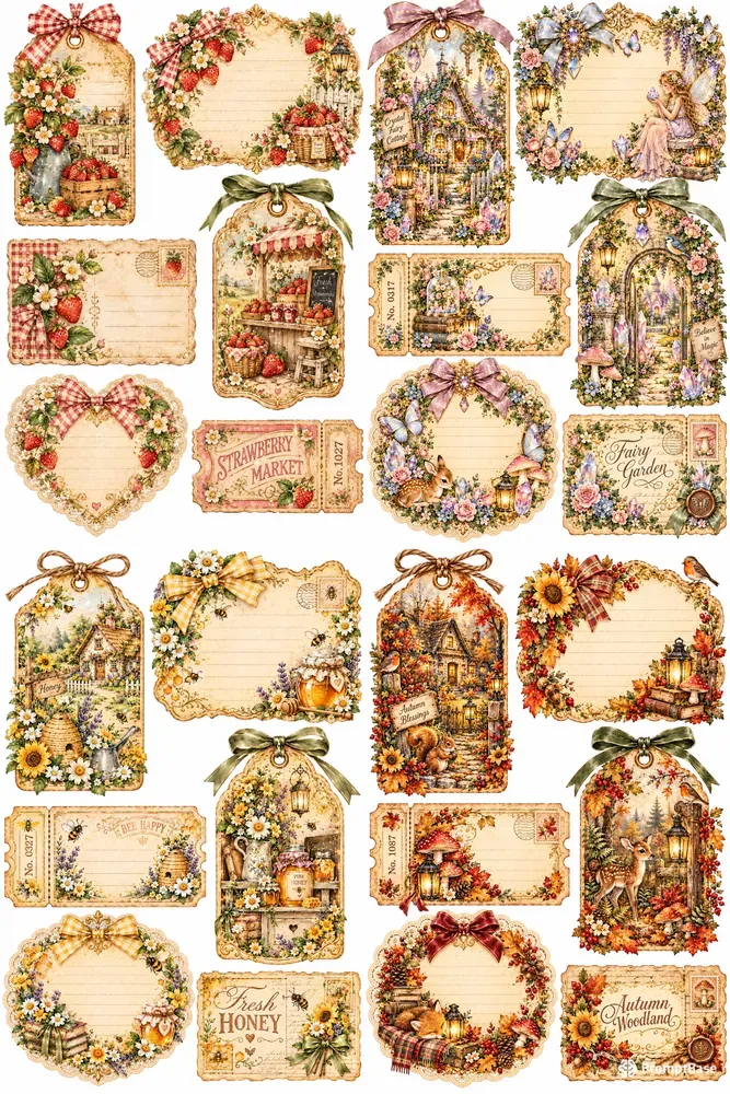 Vintage Storybook Ephemera Collections