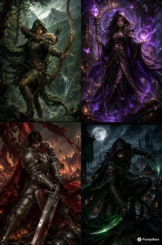 Fantasy Character Concept Art Generator