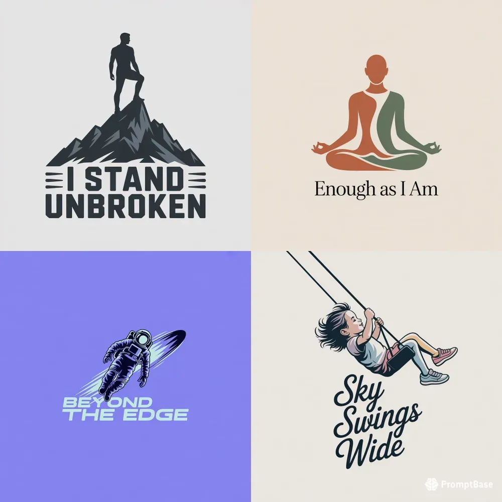 Minimalist Quote Typography Tshirt Designs