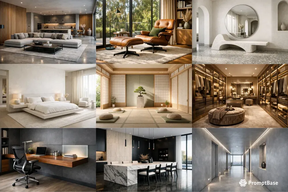 Modern Minimalist Interiors