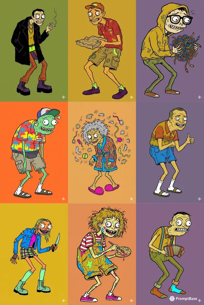 Scrunkly Grunge Toons