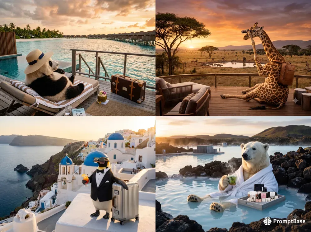 Funny Animal Travel Ads