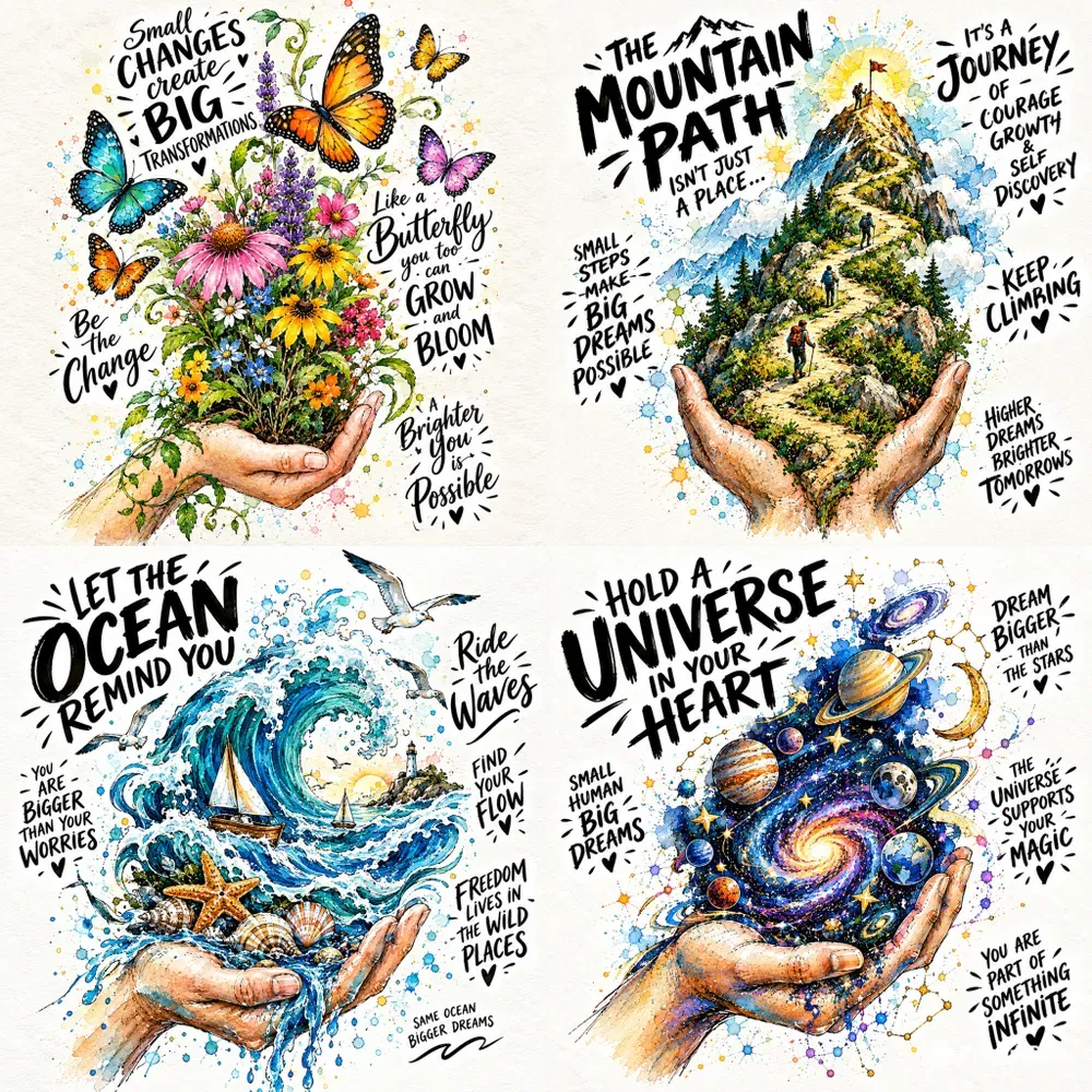 Colorful Wisdom Poster Inspirations