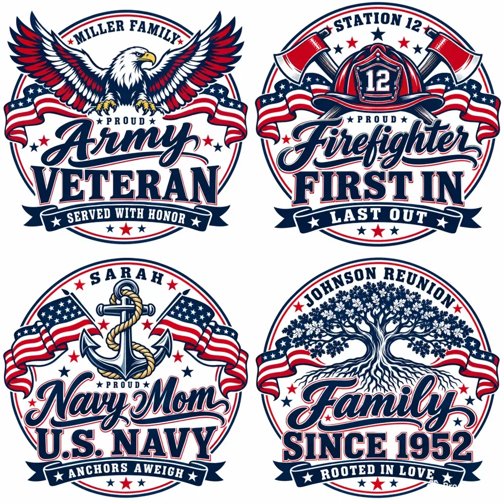 American Patriotic Clipart For Etsy
