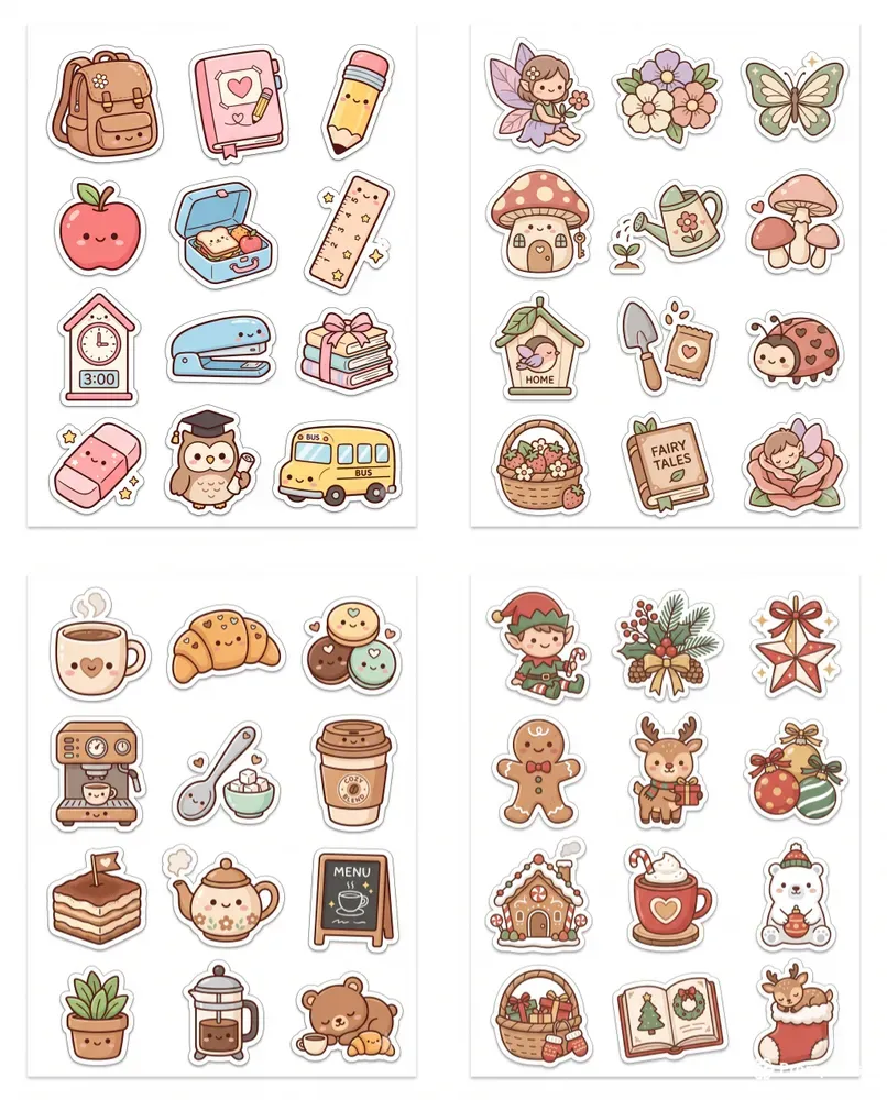 Cute Sticker Sheets