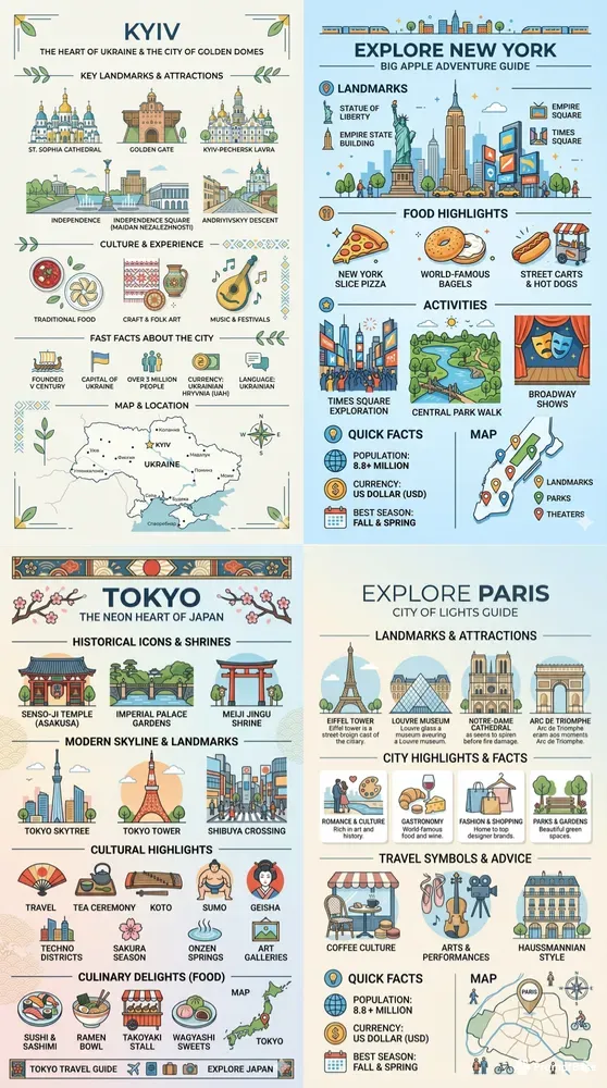 City Travel Infographic Generator