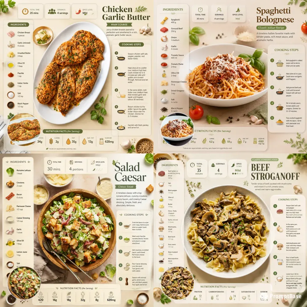 Smart Recipe Visualizers