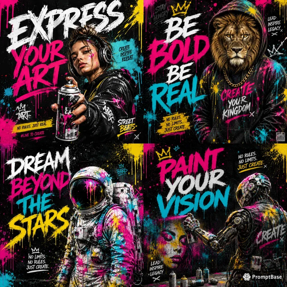Urban Graffiti Poster Packs