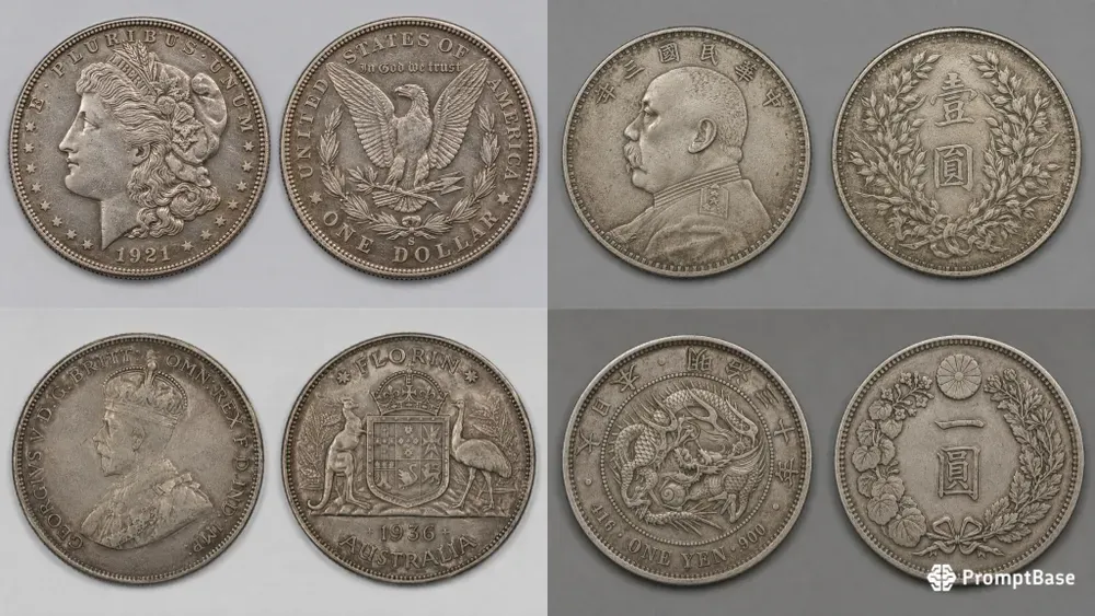 Real Coin Obverse Reverse References