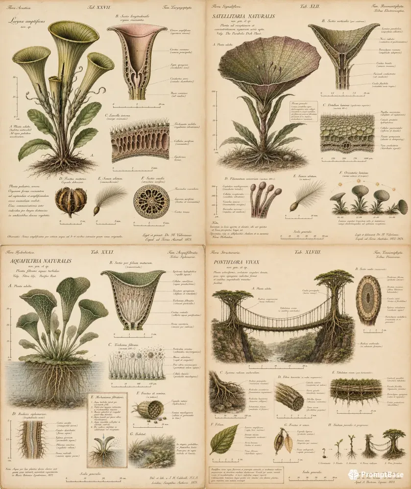 Botanical Engineering Specimen Plates