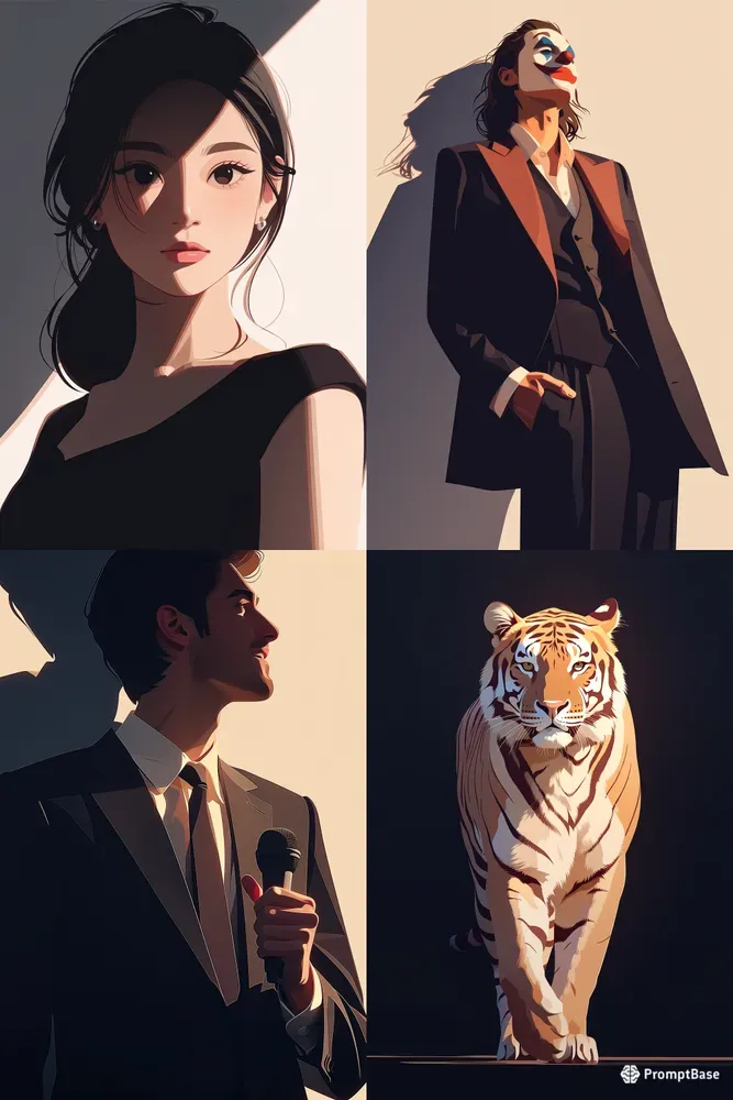 Modern Vector Portraits 03