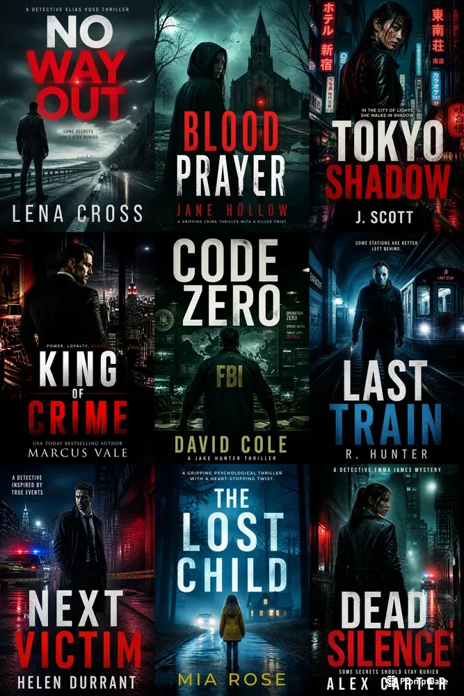 Cinematic Thriller Covers