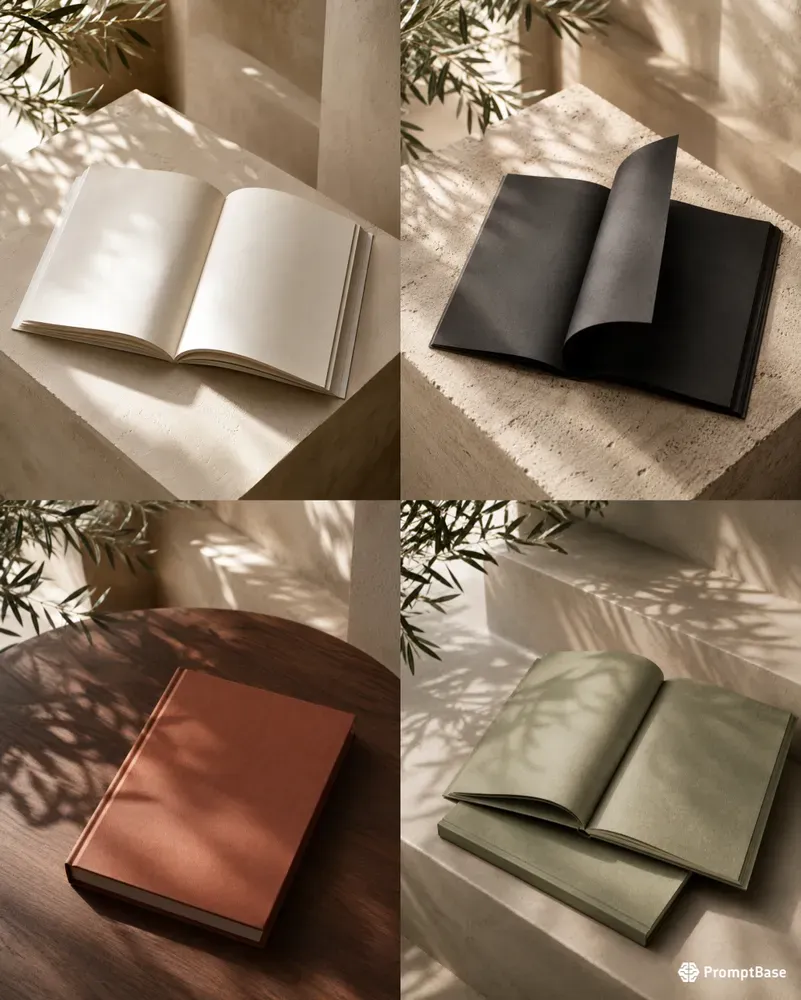 Minimalist Magazine Book Mockups
