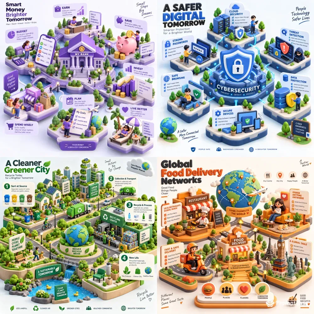 3D Isometric Infographic Masters