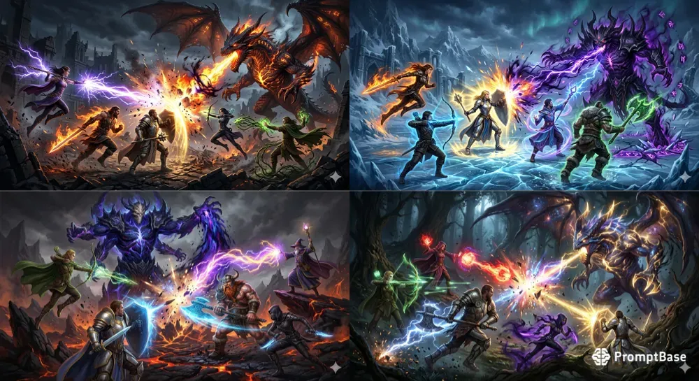 Epic Team Vs Boss Battle Generator