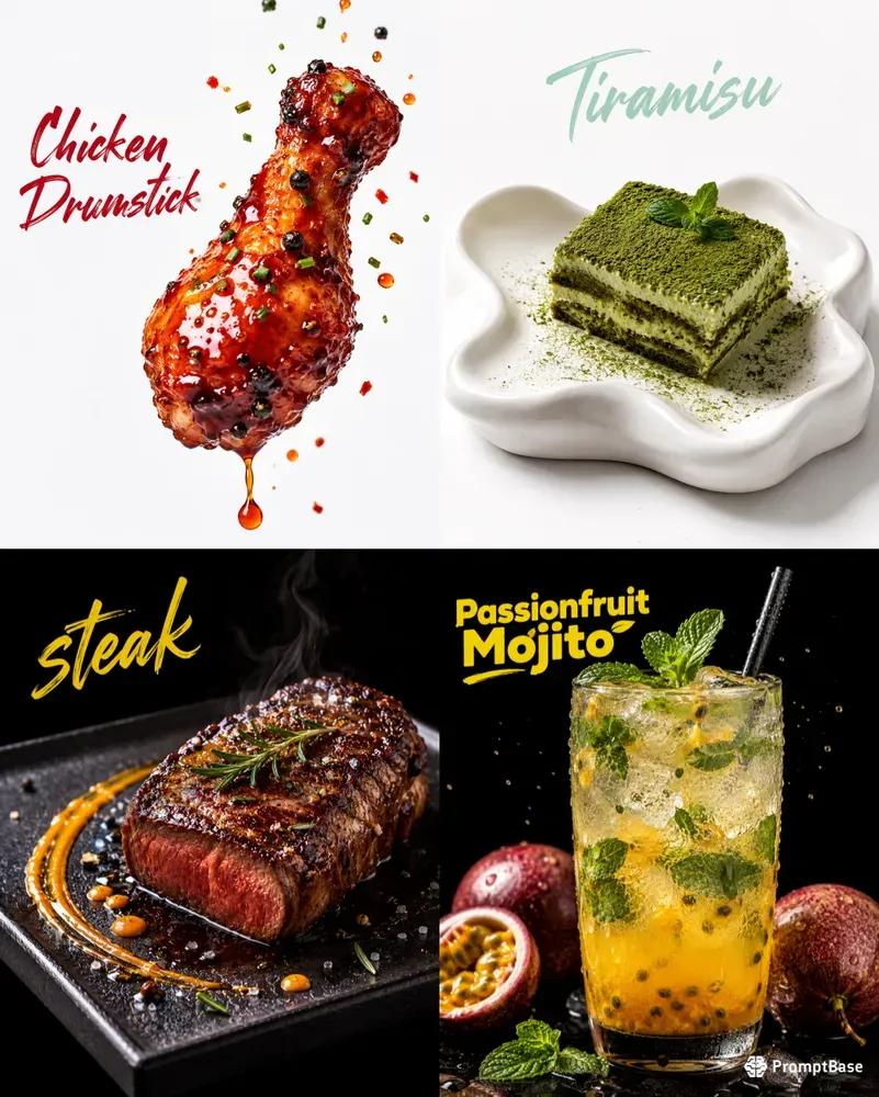 Macro Food Photography Generator