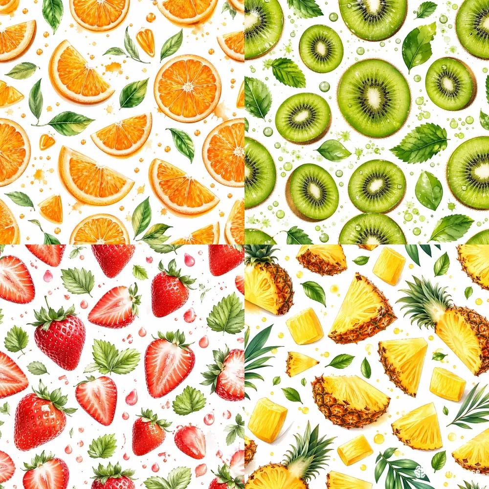 Juicy Fruit Pattern Packs